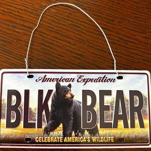 NWT Black Bear 5"x5" Metal Ornament